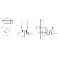 Чаша напольного унитаза Vitra Conforma 5816B003-0087