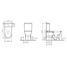 Чаша напольного унитаза Vitra Conforma 5816B003-0087