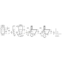Чаша напольного унитаза Roca Hall 342627000
