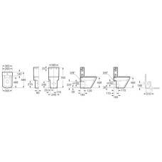 Чаша напольного унитаза Roca Hall 342627000