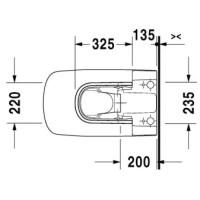 Чаша напольного унитаза Duravit DuraStyle 2162090000
