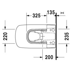 Чаша напольного унитаза Duravit DuraStyle 2162090000