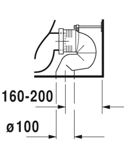 Чаша напольного унитаза Duravit ME by Starck 2172090000