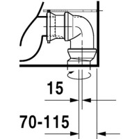 Чаша напольного унитаза Duravit Starck 2 2145090000