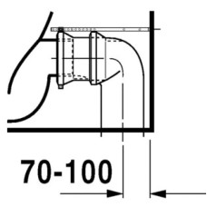 Чаша напольного унитаза Duravit Starck 2 2145090000