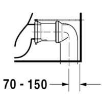 Чаша напольного унитаза Duravit Starck 3 2104090000