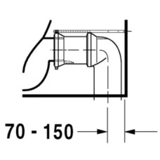 Чаша напольного унитаза Duravit Starck 3 2104090000