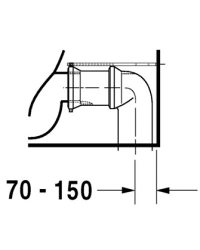 Чаша напольного унитаза Duravit Starck 3 2104090000