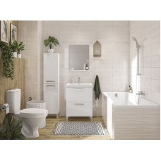 Унитаз компакт Cersanit Trento S-KO-TR011-3/6-PL-w с бачком и сиденьем Микролифт