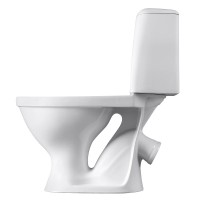 Унитаз компакт Santeri Соната 1.P201.2.S00.00B.F с бачком и сиденьем