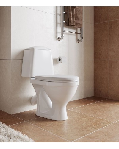 Унитаз компакт Santeri Соната 1.P201.2.S00.00B.F с бачком и сиденьем