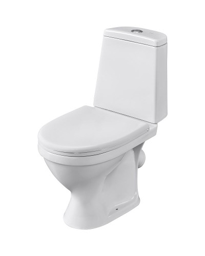 Унитаз компакт Santeri Прайм 1.P206.3.S00.00B.F комфорт с бачком и сиденьем