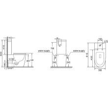 Унитаз компакт Teka Manacor 700190200 с бачком и сиденьем Микролифт