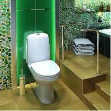 Унитаз компакт Оскольская Керамика Эльдорадо Люкс 41301130051 с бачком и сиденьем