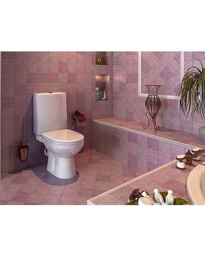 Унитаз компакт Оскольская Керамика Леда Люкс 45901130051 с бачком и сиденьем