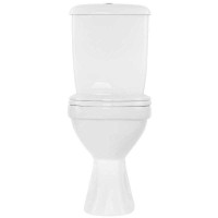 Унитаз компакт Оскольская Керамика Суперкомпакт Стандарт 44901130022 с бачком и сиденьем