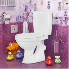 Унитаз компакт Оскольская Керамика Суперкомпакт Стандарт 44901130022 с бачком и сиденьем