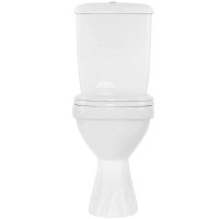 Унитаз компакт Оскольская Керамика Суперкомпакт 44901130522 с бачком и сиденьем