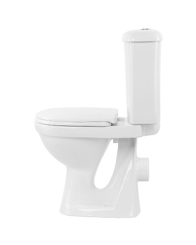 Унитаз компакт Оскольская Керамика Суперкомпакт 44901130522 с бачком и сиденьем