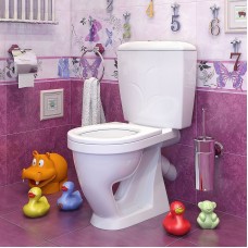 Унитаз компакт Оскольская Керамика Детский 47901130022 с бачком и сиденьем