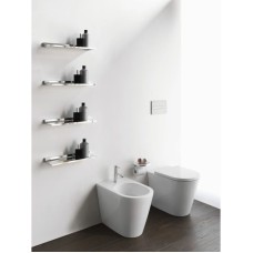 Чаша напольного/приставного безободкового унитаза Laufen Kartell by Laufen 8.2333.6.000.000.1