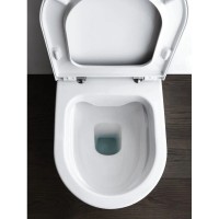 Чаша напольного/приставного безободкового унитаза Laufen Kartell by Laufen 8.2333.6.000.000.1