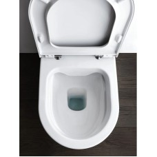 Чаша напольного/приставного безободкового унитаза Laufen Kartell by Laufen 8.2333.6.000.000.1