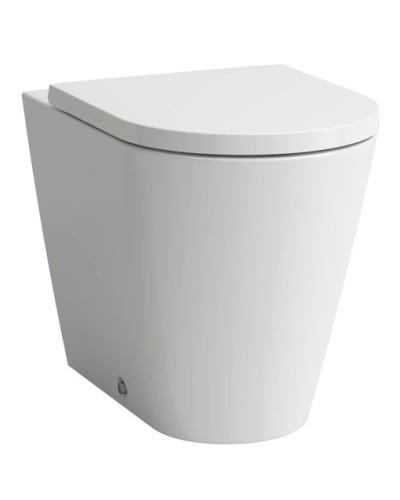 Чаша напольного/приставного безободкового унитаза Laufen Kartell by Laufen 8.2333.6.000.000.1