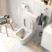 Унитаз компакт Cerutti SPA Nivolet CT8457 с бачком и сиденьем Микролифт