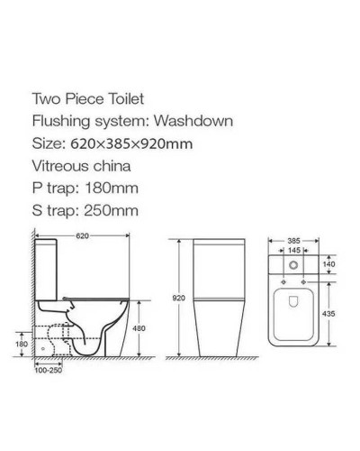 Унитаз компакт Cerutti SPA Chika CT8708 с бачком и сиденьем Микролифт