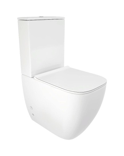 Унитаз компакт Cerutti SPA Chika CT8708 с бачком и сиденьем Микролифт