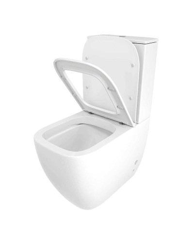 Унитаз компакт Cerutti SPA Chika CT8708 с бачком и сиденьем Микролифт