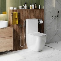Унитаз компакт Cerutti SPA Chika CT8708 с бачком и сиденьем Микролифт