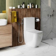 Унитаз компакт Cerutti SPA Chika CT8708 с бачком и сиденьем Микролифт
