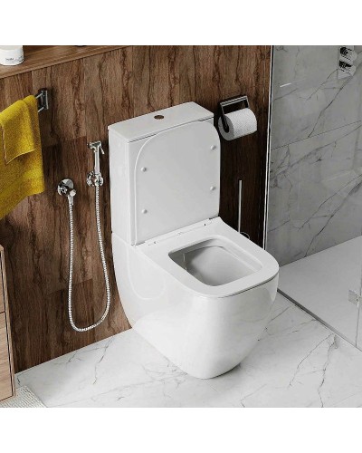 Унитаз компакт Cerutti SPA Chika CT8708 с бачком и сиденьем Микролифт