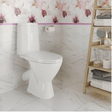 Унитаз компакт Cersanit Just 64073 (KO-JUS031-3/6-PL) с бачком и сиденьем Микролифт