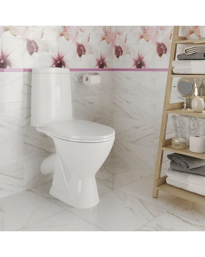 Унитаз компакт Cersanit Just 64073 (KO-JUS031-3/6-PL) с бачком и сиденьем Микролифт