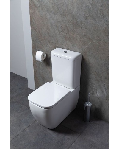 Унитаз компакт Allen Brau Infinity 4.21001.20 Белый без бачка и сиденья