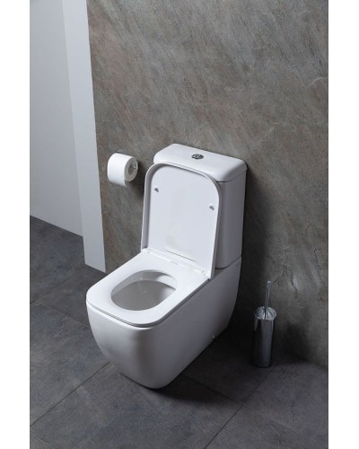 Унитаз компакт Allen Brau Infinity 4.21001.20 Белый без бачка и сиденья