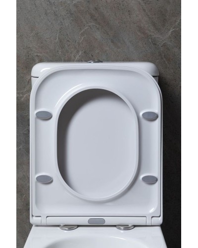 Унитаз компакт Allen Brau Infinity 4.21001.20 Белый без бачка и сиденья