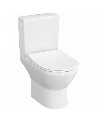 Унитаз компакт Vitra Integra Round Open-Back 9833B003-7206 с бачком и сиденьем Микролифт