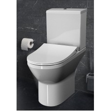 Унитаз компакт Vitra Integra Round Open-Back 9833B003-7206 с бачком и сиденьем Микролифт