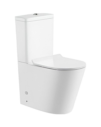 Унитаз компакт CeramaLux 2179-1 с бачком и сиденьем Микролифт