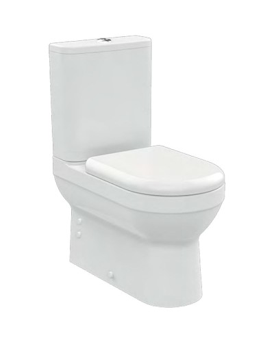 Унитаз компакт Creavit Letoon LT361-11CB00E-0000 Белый без бачка и сиденья