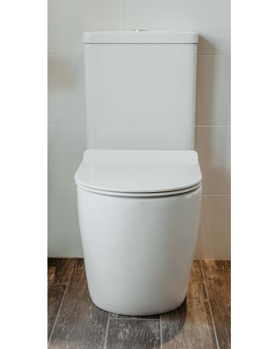 Унитаз компакт Creto Logan L1 1001-004-WF без бачка и с сиденьем Микролифт