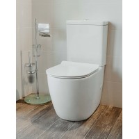 Унитаз компакт Creto Logan L1 1001-004-WF без бачка и с сиденьем Микролифт