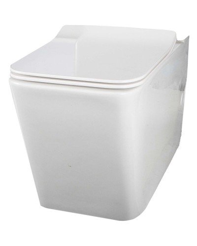 Унитаз компакт Creto Logan L2 1002-004-WF без бачка и с сиденьем Микролифт