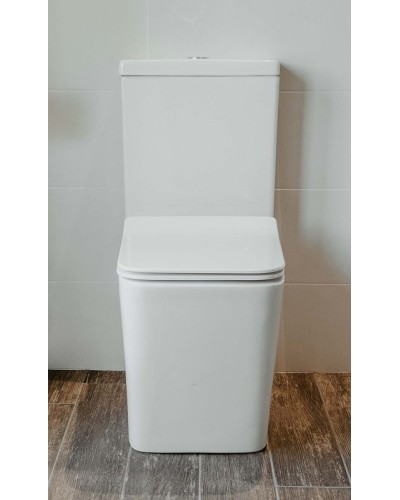 Унитаз компакт Creto Logan L2 1002-004-WF без бачка и с сиденьем Микролифт