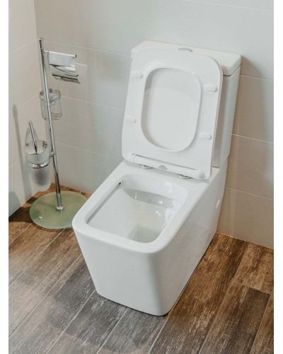 Унитаз компакт Creto Logan L2 1002-004-WF без бачка и с сиденьем Микролифт