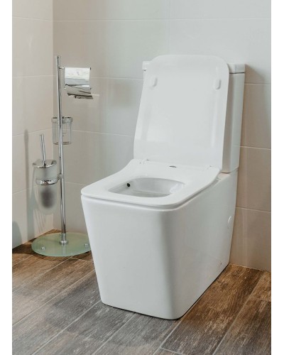 Унитаз компакт Creto Logan L2 1002-004-WF без бачка и с сиденьем Микролифт